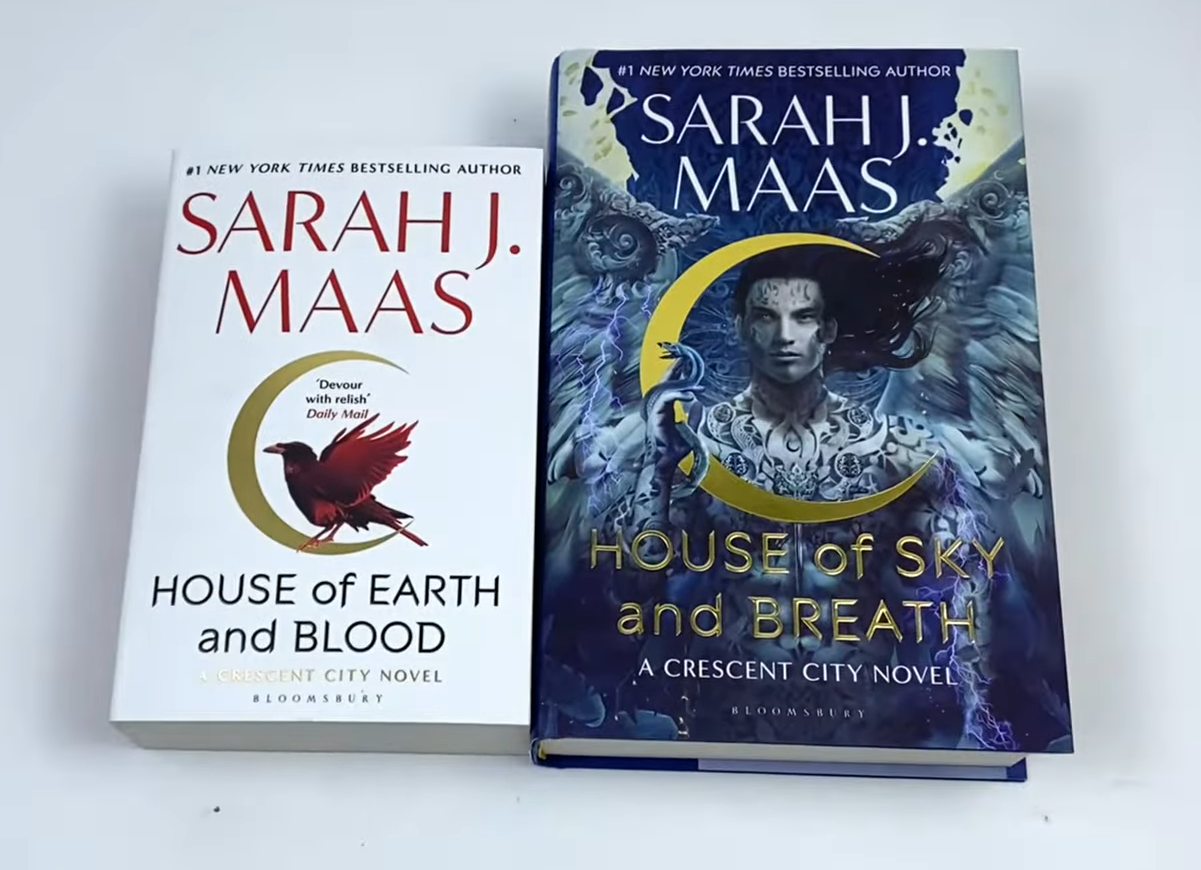 two books house of blood and house of sky and breath