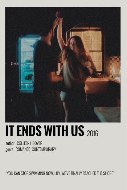 Colleen Hoover’s “It Ends With Us”: 2016 novel cover