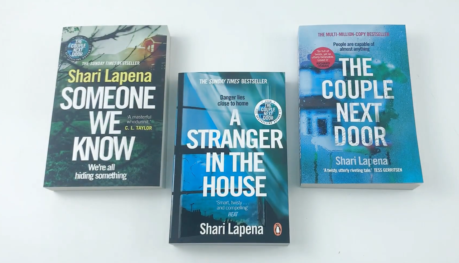 The Sequential Order of Shari Lapena’s Books