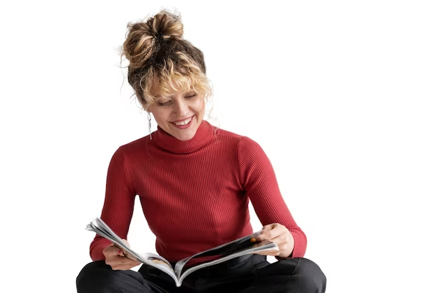 Girl reading book