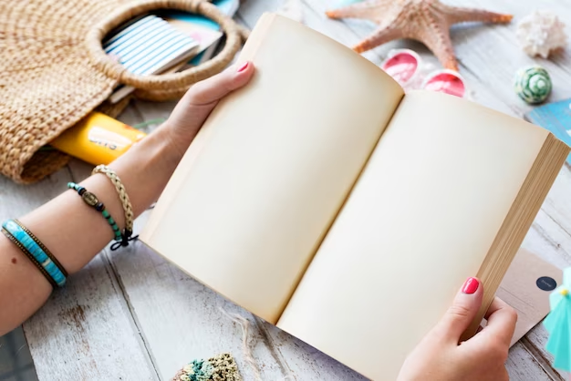 Hands holding a book